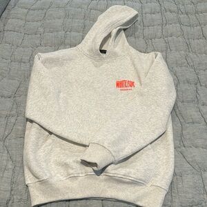 NWOT White Fox hoodie